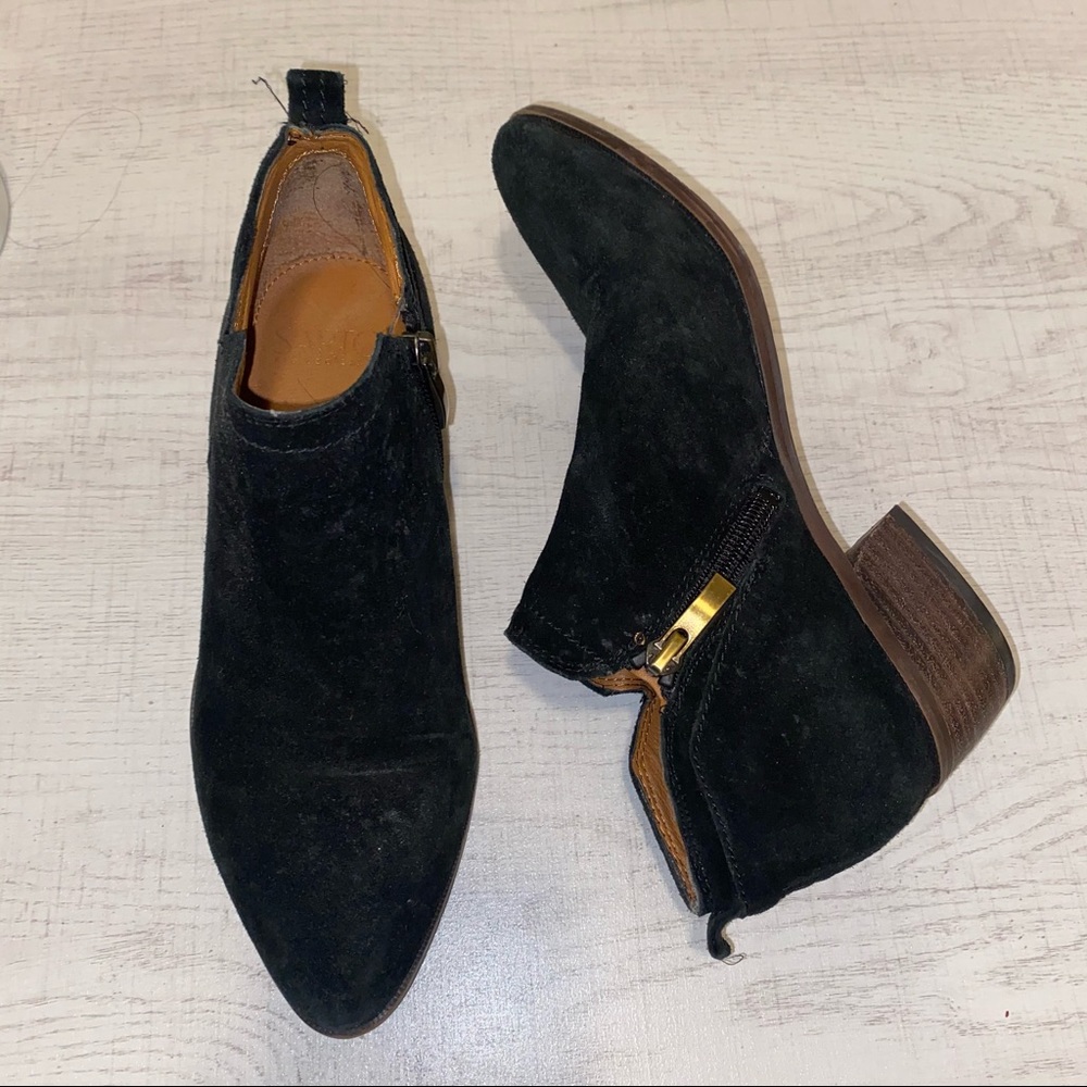 Franco Sarto Leather Ankle Booties